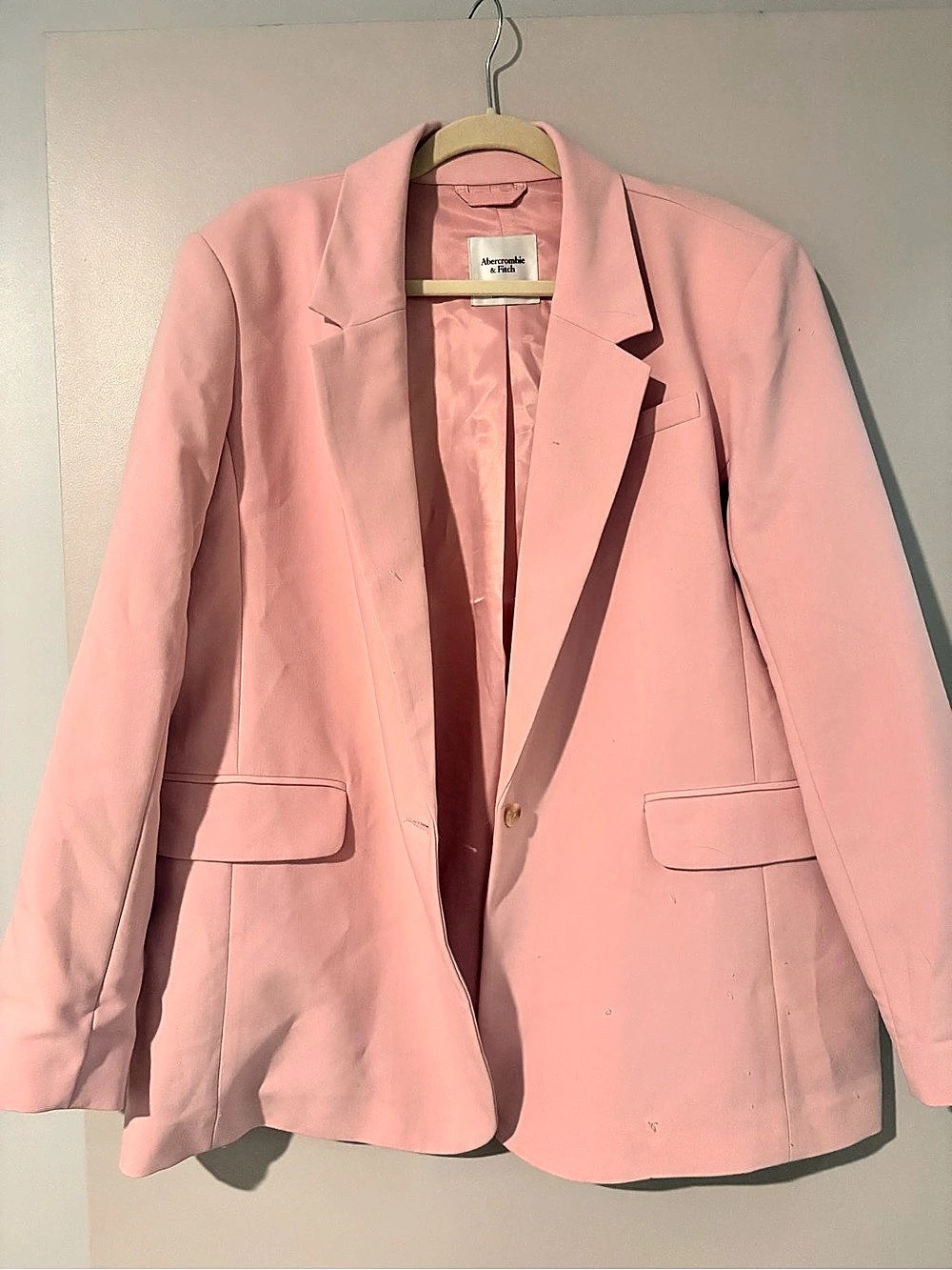 Abercrombie & Fitch Pink Blazer Size XL